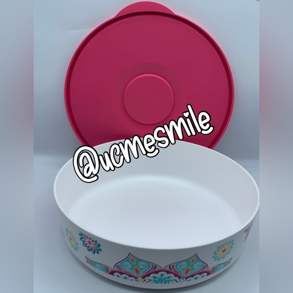 Tupperware Flower Design One Touch Canister Set - Picture 5 of 8